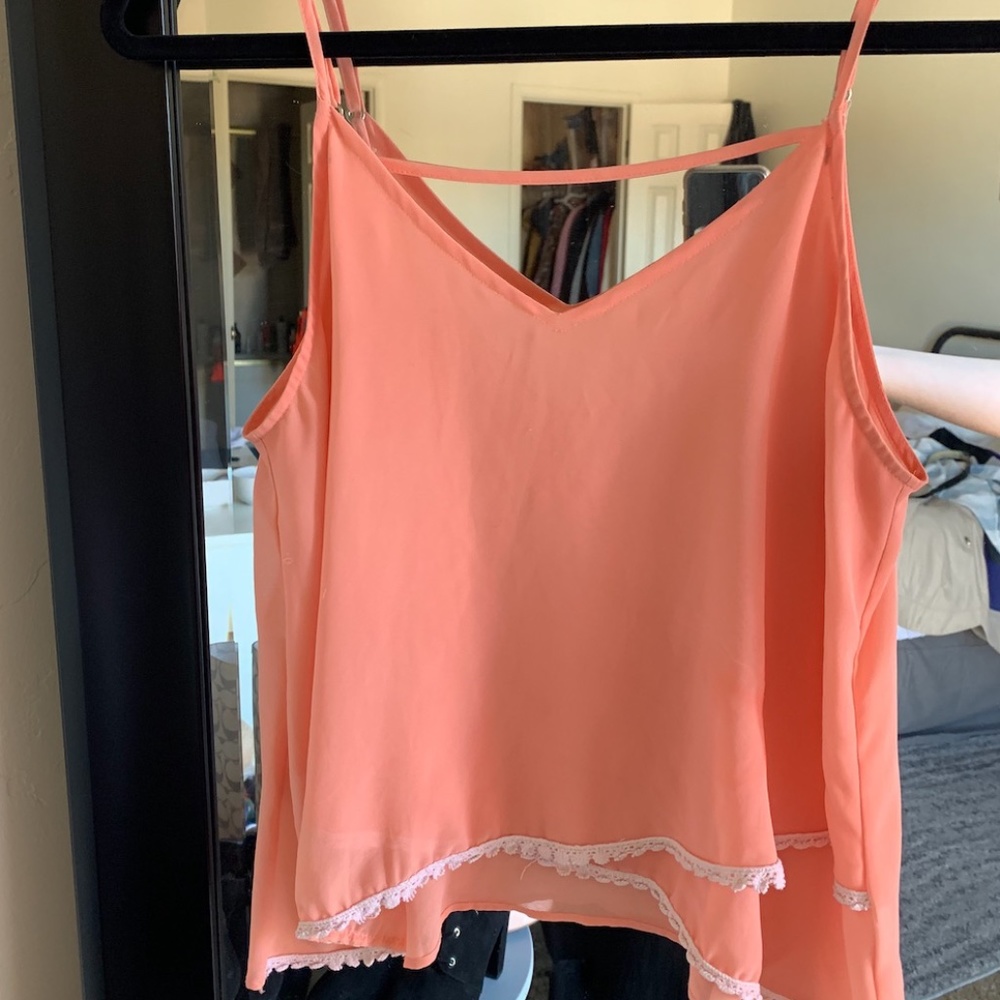 Peach Pink Tank Top
